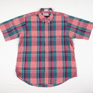 Vintage GANT Rough Weather Southport Poplin Short Sleeve Shirt Men's L Casual